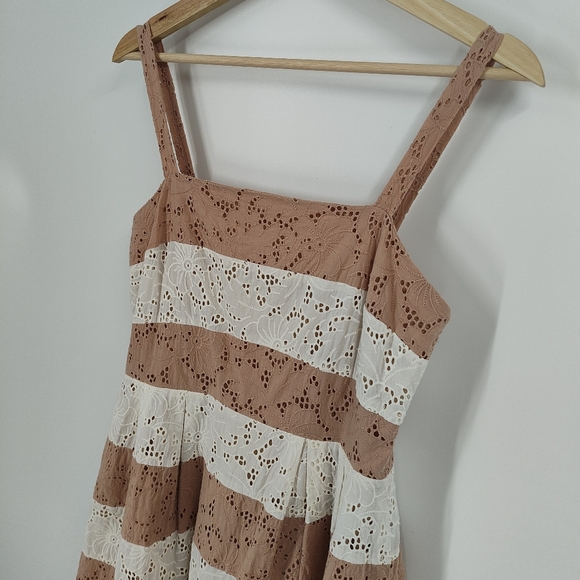 LOFT | eyelet fit & flare dress - Picture 2 of 5